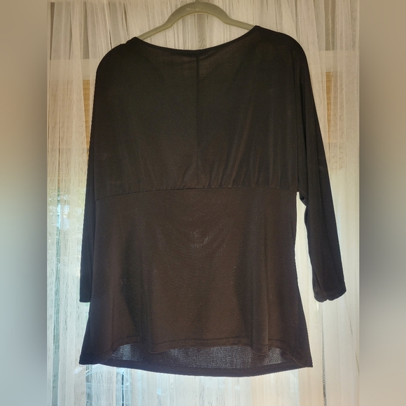 Cowl Necked Embellished Blouse - Picture 3 of 5